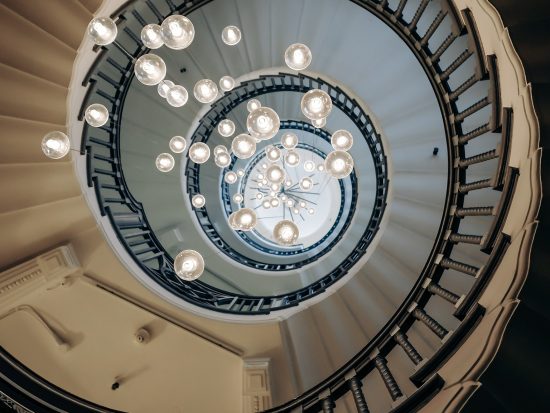 Een prachtige trap in huis